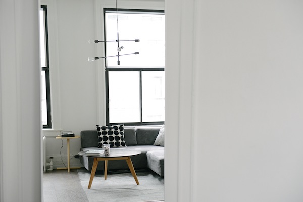 a view into a living room