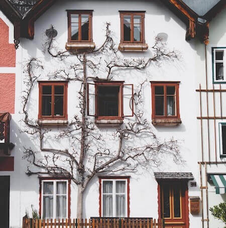 weisses traumhaus
