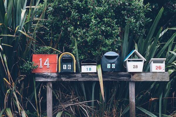boîte aux lettres